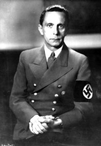 Nazi propaganda minister joseph goebbels